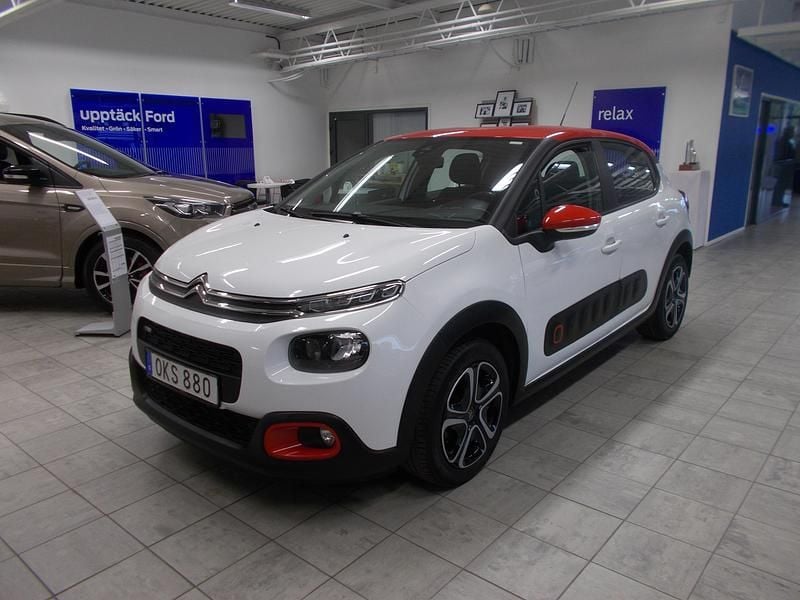 Vit Begagnad 2016 Citroën C3 | 99 400 kr - Bild 1/4