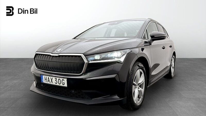Svart Begagnad 2023 Skoda Enyaq iV SUV | 424 500 kr (Lite dyr) - Bild 1/4