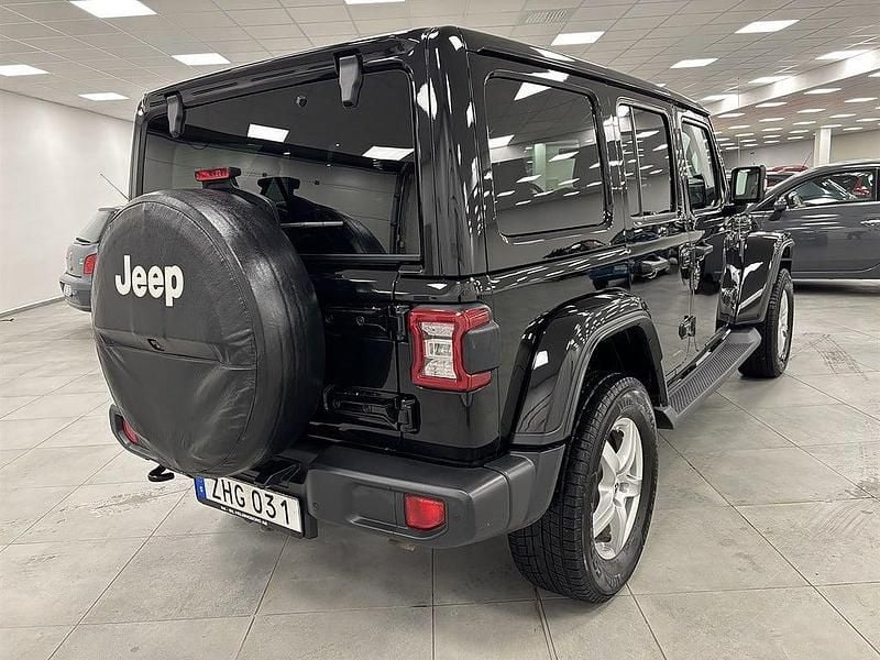 Begagnad Jeep Wrangler Unlimited 272 HK (200 kW) 2018 Svart SUV