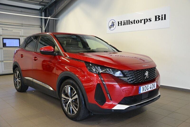 Röd Begagnad 2021 Peugeot 3008 SUV | 259 900 kr (Marknadspris) - Bild 1/4