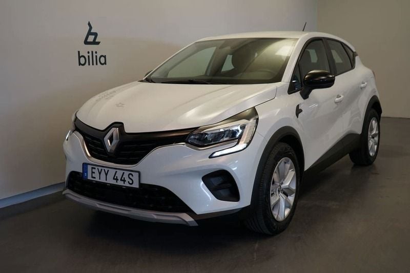 Vit Begagnad 2021 Renault Captur Zen SUV | 194 500 kr (Bra pris) - Bild 1/3