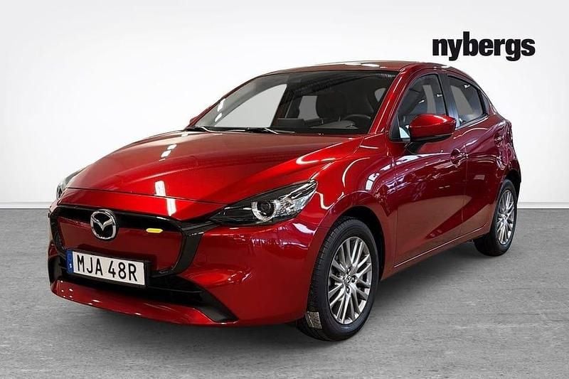 Röd Begagnad 2024 Mazda 2 | 189 000 kr (Marknadspris) - Bild 1/4