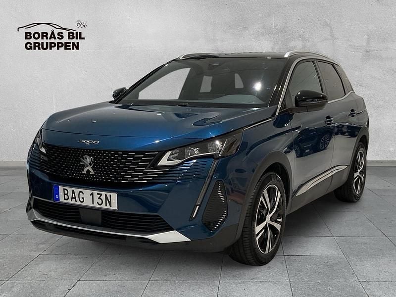 Blå Begagnad 2024 Peugeot 3008 GT SUV | 239 000 kr (Bra pris) - Bild 1/4