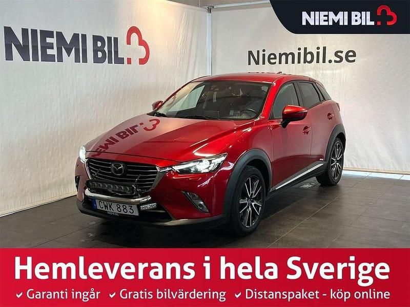 Röd Begagnad 2016 Mazda CX-3 SUV | 199 900 kr (Marknadspris) - Bild 1/4