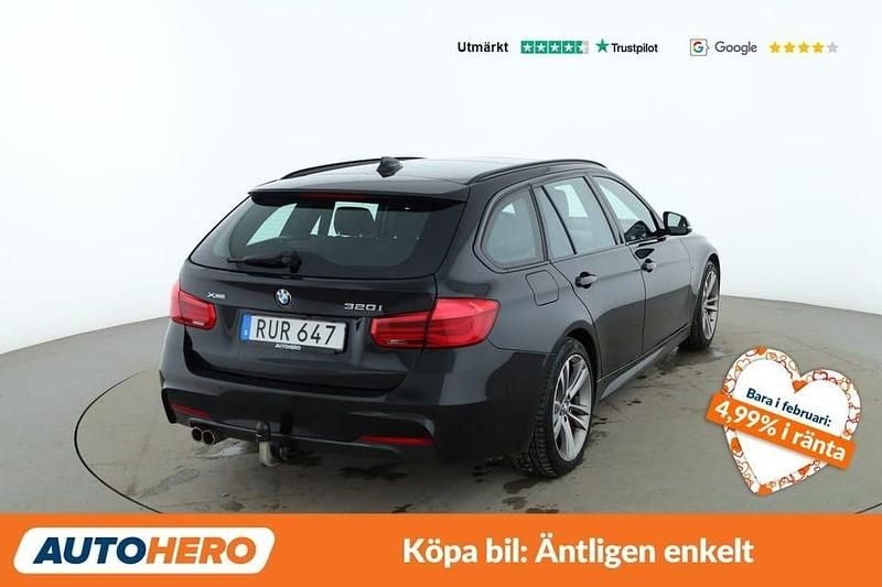 Begagnad BMW 320 M Sport 186 HK (136 kW) 2018 Svart Kombi