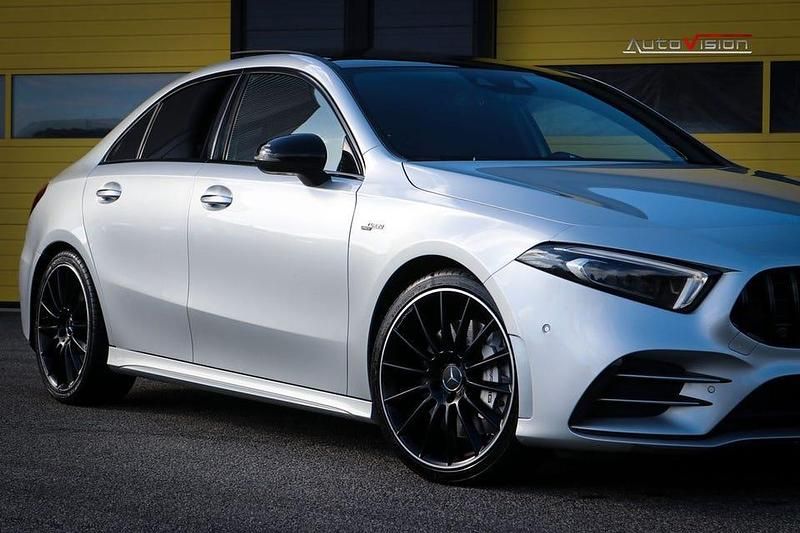Begagnad Mercedes A35 AMG AMG 306 HK (225 kW) 2019 Silver Sedan