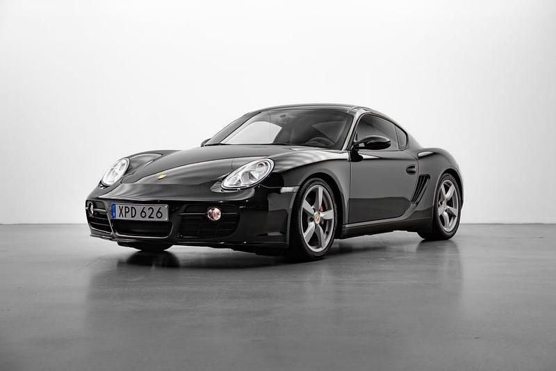 Svart Begagnad 2006 Porsche Cayman S Sport Sportkupé | 369 000 kr - Bild 1/4