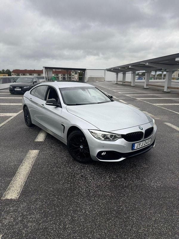 Silver Begagnad 2016 BMW 420 Gran Coupé Sport Line Sportkupé | 155 000 kr (Superpris) - Bild 1/4