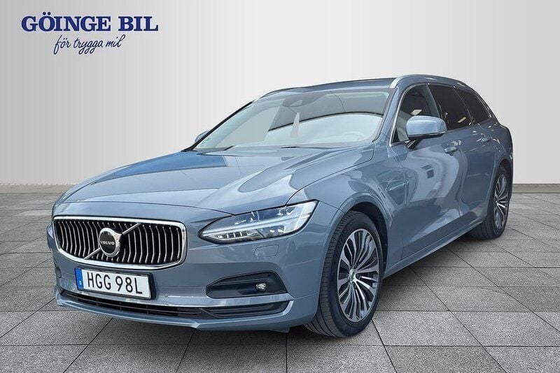 Grå Begagnad 2021 Volvo V90 SE Kombi | 299 000 kr (Marknadspris) - Bild 1/3