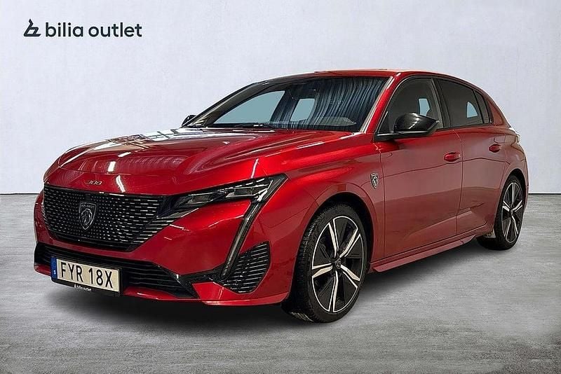 Begagnad Peugeot 308 131 HK (96 kW) 2023 Röd Halvkombi