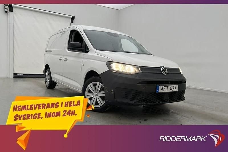 Vit Begagnad 2023 VW Caddy Maxi Minibuss | 269 800 kr (Bra pris) - Bild 1/3