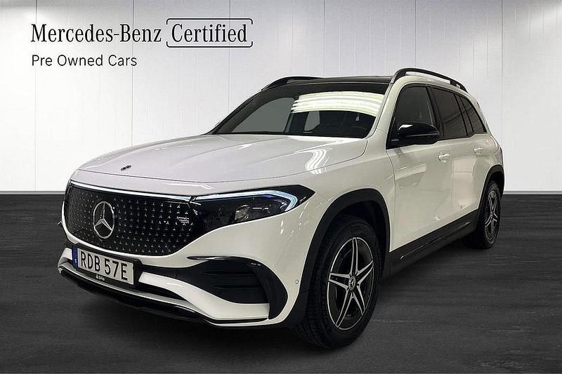 Vit Begagnad 2024 Mercedes EQB300 AMG SUV | 558 700 kr (Lite dyr) - Bild 1/4