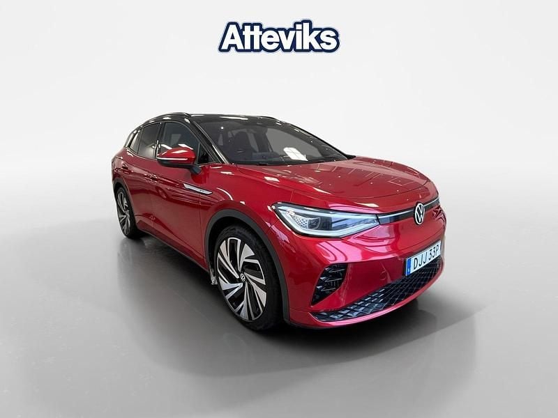 Röd Begagnad 2021 VW ID.4 GTX SUV | 369 900 kr (Lite dyr) - Bild 1/4