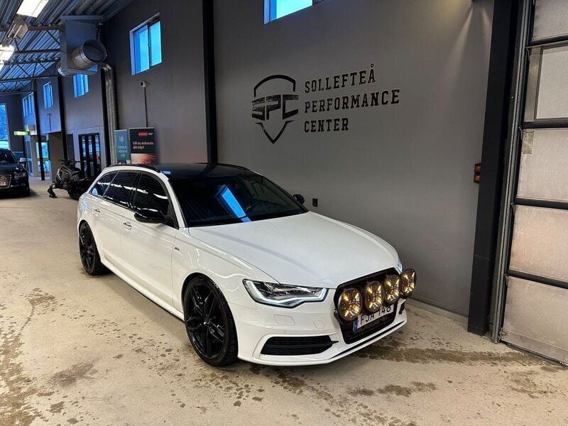 Vit Begagnad 2013 Audi A6 Kombi | 199 900 kr - Bild 1/4