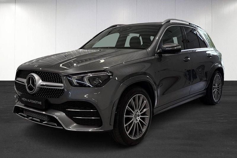 Grå (grey) Begagnad 2022 Mercedes GLE350 AMG line SUV | 649 900 kr (Bra pris) - Bild 1/4