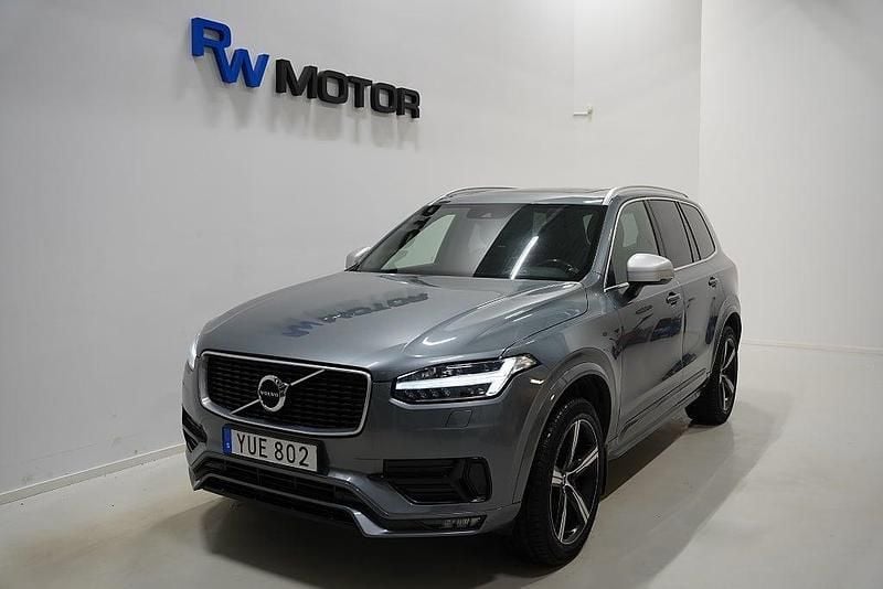 Begagnad Volvo XC90 R-Design 190 HK (139 kW) 2017 Grå SUV