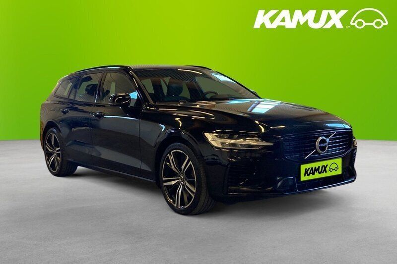 Svart Begagnad 2021 Volvo V60 R-Design Kombi | 299 900 kr (Bra pris) - Bild 1/4