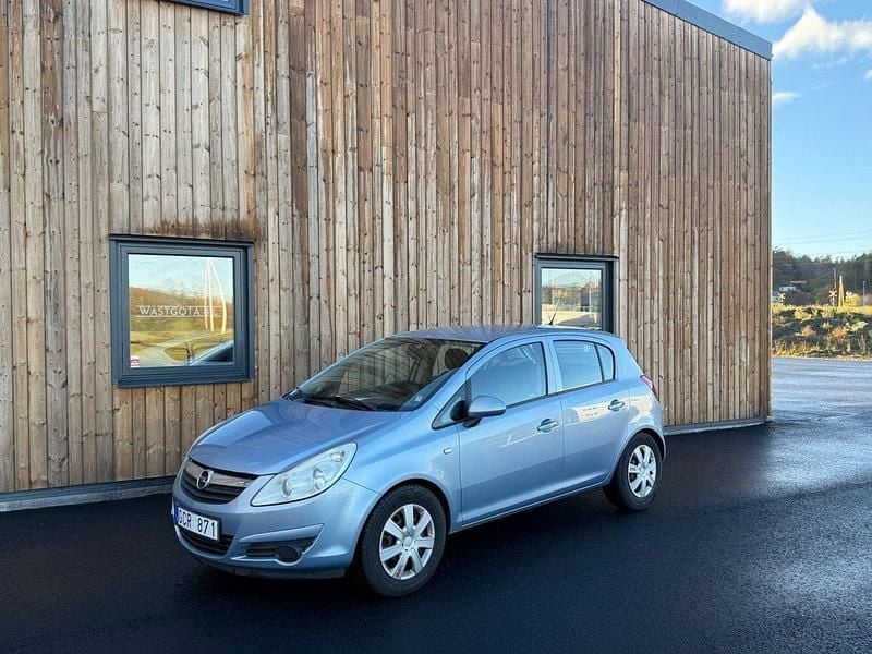 Blå Begagnad 2008 Opel Corsa Halvkombi | 34 000 kr (Marknadspris) - Bild 1/4