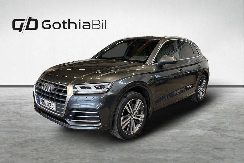 Grå Begagnad 2017 Audi Q5 S-Line SUV | 264 900 kr (Bra pris) - Bild 1/4