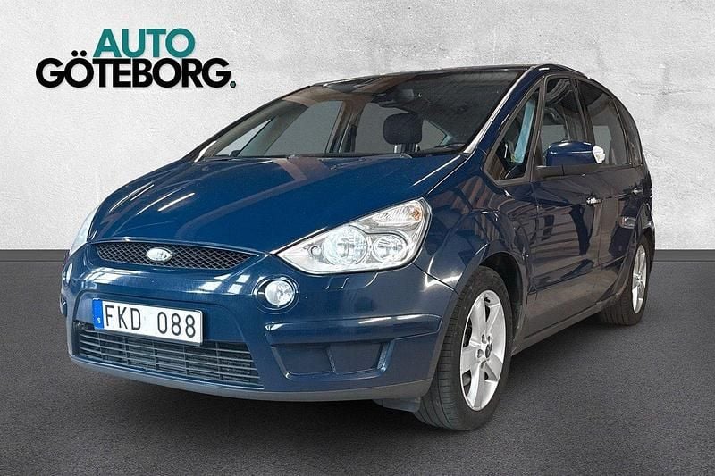 Blå Begagnad 2009 Ford S-MAX S Minibuss | 39 900 kr (Marknadspris) - Bild 1/3