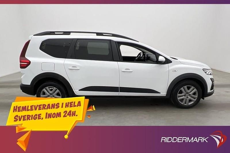 Vit Begagnad 2022 Dacia Jogger Minibuss | 189 700 kr (Marknadspris) - Bild 1/3