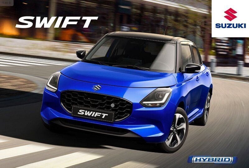 +6500 metallic Ny 2024 Suzuki Swift Halvkombi | 324 900 kr - Bild 1/4