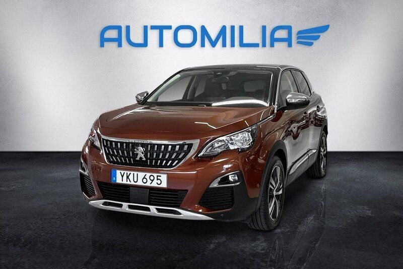 Brun Begagnad 2017 Peugeot 3008 Allure SUV | 159 900 kr (Marknadspris) - Bild 1/4