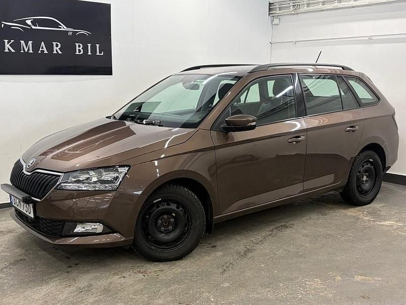 Begagnad Skoda Fabia Style 95 HK (69 kW) 2020 Brun Kombi