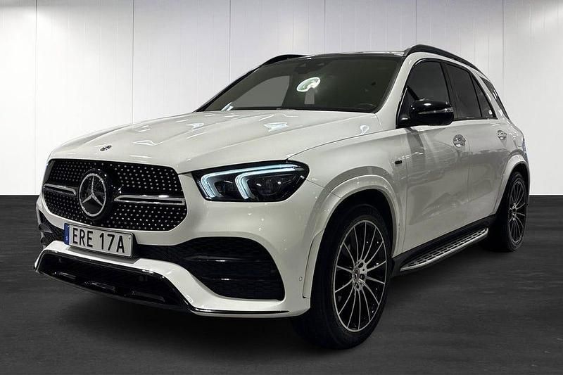 Vit Begagnad 2020 Mercedes GLE350 SUV | 599 900 kr (Marknadspris) - Bild 1/4