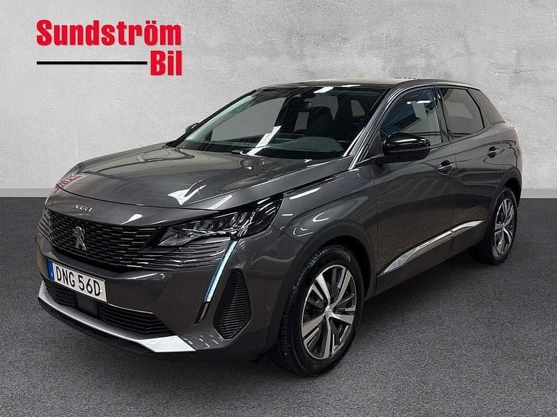 Grå Begagnad 2022 Peugeot 3008 Allure SUV | 239 900 kr (Marknadspris) - Bild 1/3