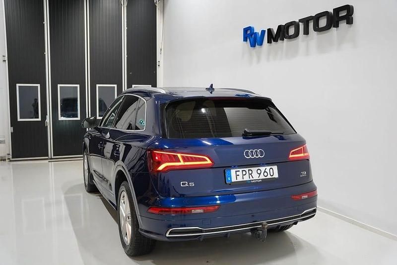 Begagnad Audi Q5 S-Line 190 HK (139 kW) 2017 Blå SUV