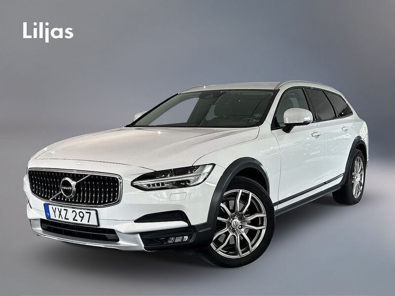 Vit Begagnad 2017 Volvo V90 CC Business Edition Kombi | 279 000 kr (Marknadspris) - Bild 1/3