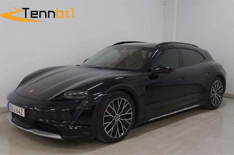 Svart Begagnad 2021 Porsche Taycan Cross Turismo Kombi | 639 900 kr (Superpris) - Bild 1/4
