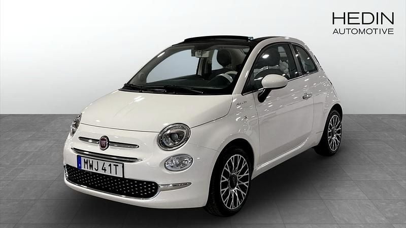 Vit (white) Begagnad 2022 Fiat 500C Dolcevita Cab | 149 900 kr (Marknadspris) - Bild 1/4
