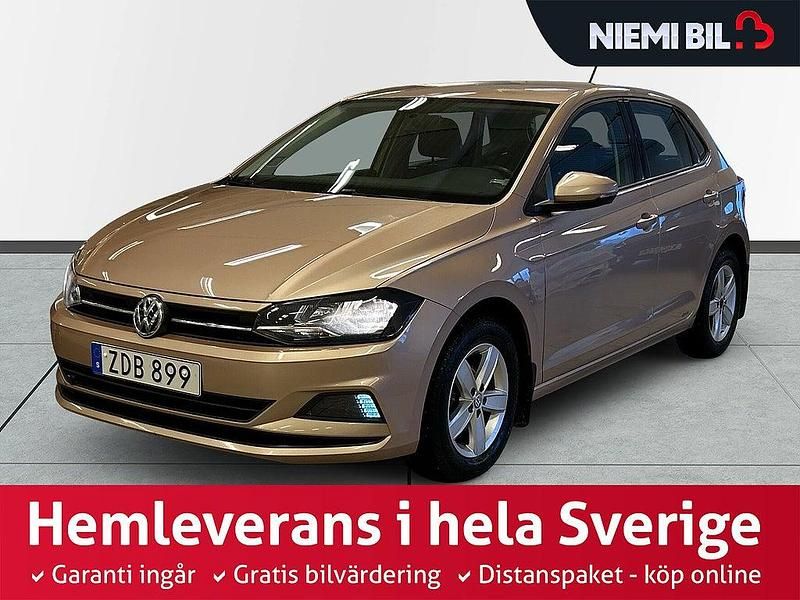 Brun Begagnad 2017 VW Polo Halvkombi | 129 900 kr (Lite dyr) - Bild 1/3