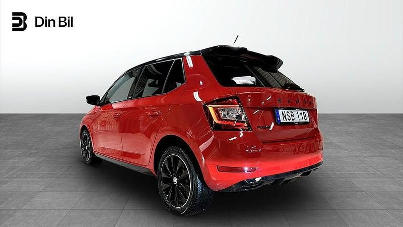 Begagnad Skoda Fabia Monte Carlo 95 HK (69 kW) 2020 Röd Halvkombi
