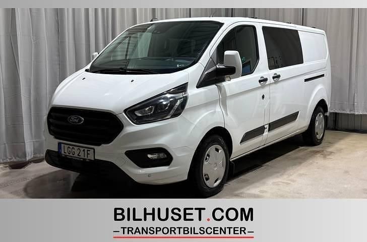 Vit Begagnad 2022 Ford Transit Custom Van | 249 000 kr (Dyr) - Bild 1/4