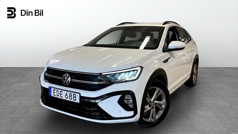 Vit Begagnad 2022 VW Taigo R-line SUV | 239 800 kr (Marknadspris) - Bild 1/4
