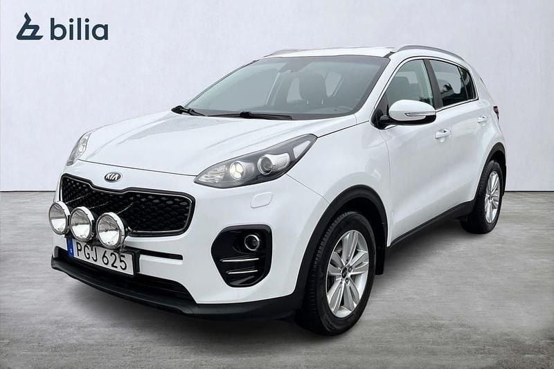 Vit Begagnad 2017 Kia Sportage Advance SUV | 139 900 kr (Marknadspris) - Bild 1/4