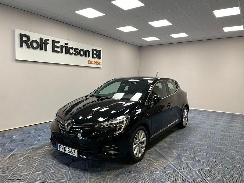 Svart Begagnad 2021 Renault Clio V Intens Halvkombi | 133 500 kr (Marknadspris) - Bild 1/4