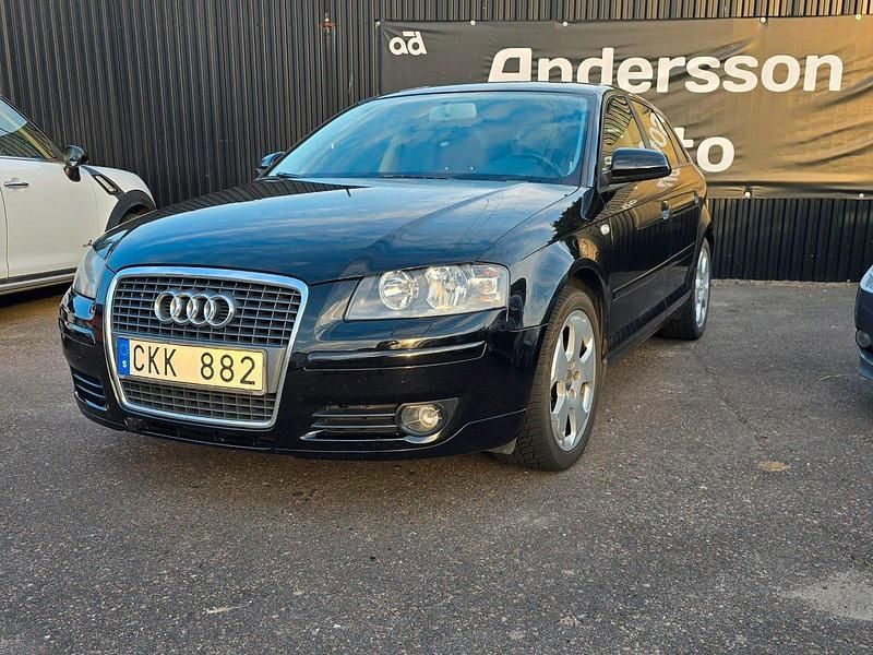 Svart Begagnad 2008 Audi A3 Sportback Proline Halvkombi | 29 900 kr (Marknadspris) - Bild 1/4