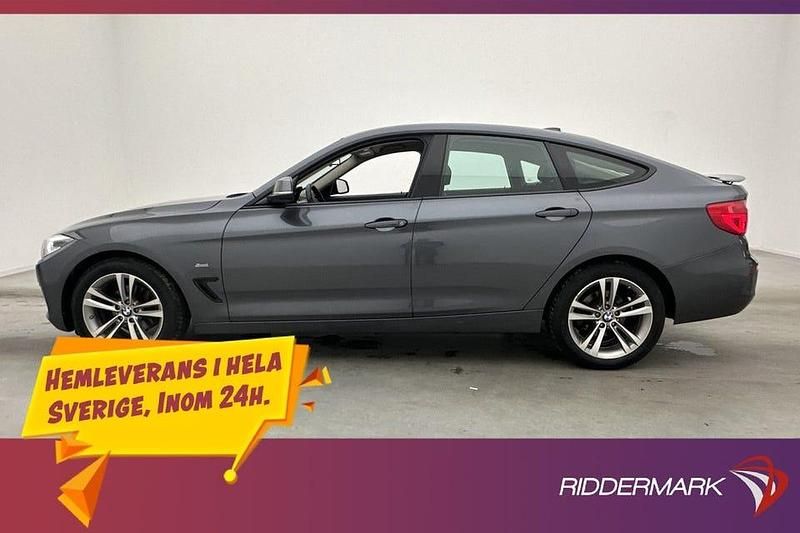 Grå Begagnad 2017 BMW 320 Gran Turismo Sport Line Kombi | 149 800 kr (Marknadspris) - Bild 1/3