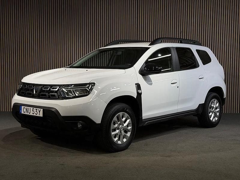Vit Begagnad 2021 Dacia Duster SUV | 159 000 kr (Marknadspris) - Bild 1/4