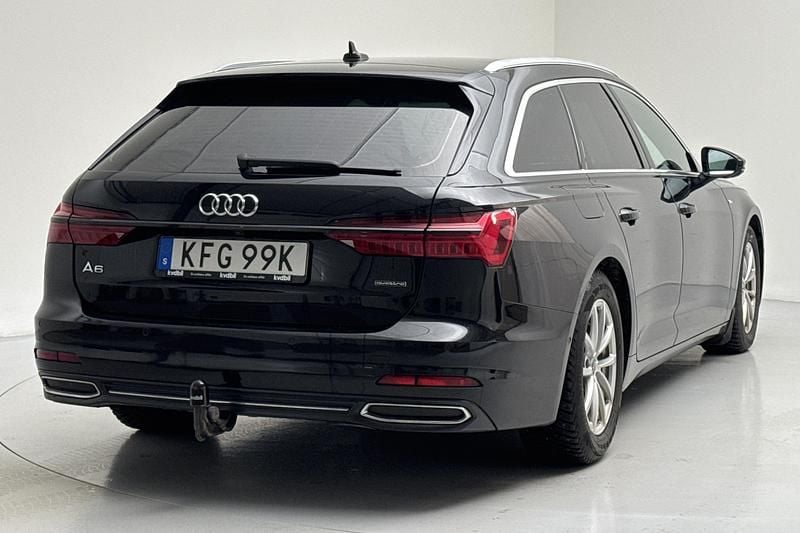 Begagnad Audi A6 S-Line 204 HK (150 kW) 2020 Svart Kombi