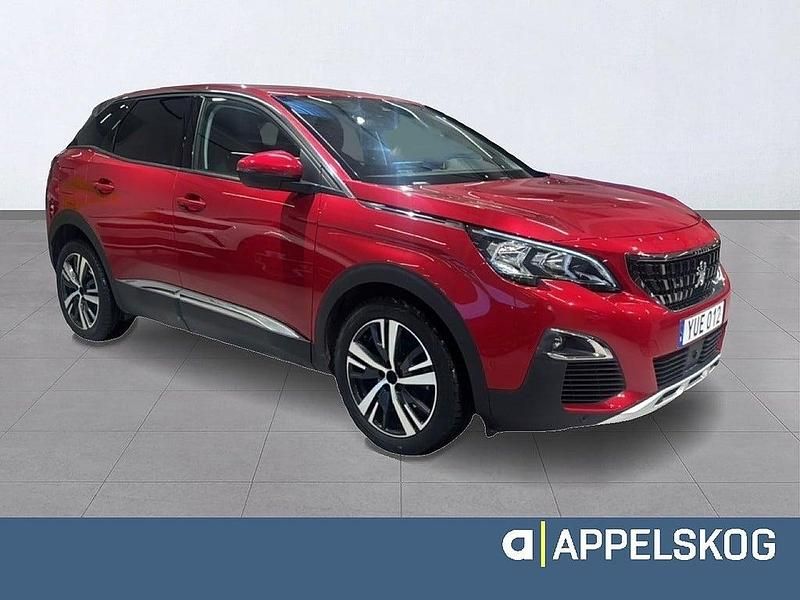 Begagnad Peugeot 3008 Allure 131 HK (96 kW) 2017 Röd SUV