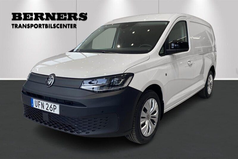 Vit Ny 2025 VW Caddy Maxi Minibuss | 475 550 kr (Dyr) - Bild 1/4