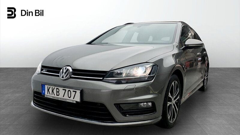 Grå Begagnad 2015 VW Golf VII R-line Plus Kombi | 164 900 kr (Marknadspris) - Bild 1/4