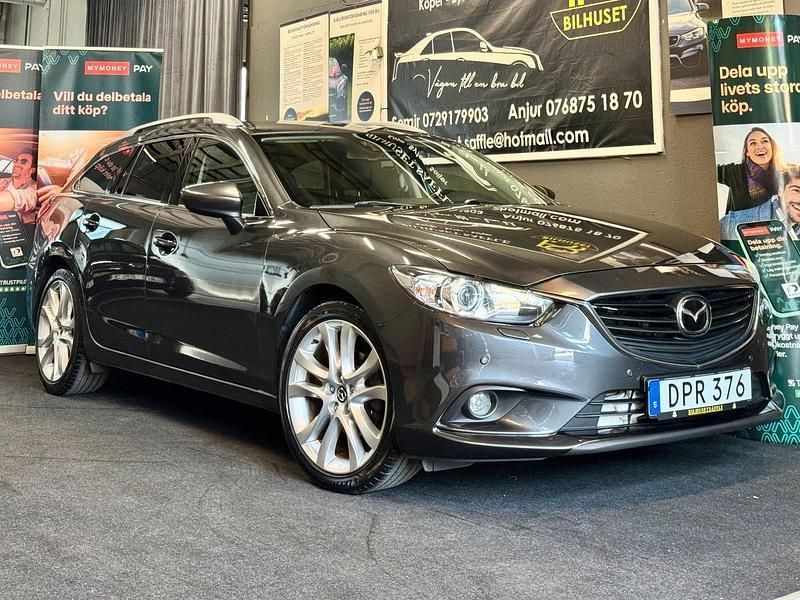 Grå Begagnad 2014 Mazda 6 Kombi | 99 900 kr (Lite dyr) - Bild 1/4