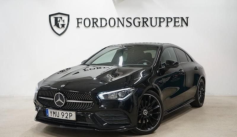 Svart Begagnad 2019 Mercedes CLA200 AMG Sportkupé | 279 800 kr (Marknadspris) - Bild 1/4