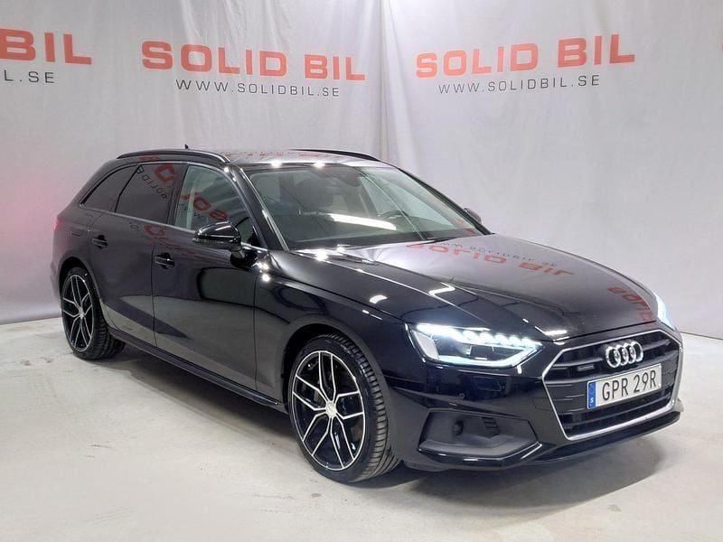 Svart Begagnad 2022 Audi A4 Kombi | 288 800 kr (Marknadspris) - Bild 1/4